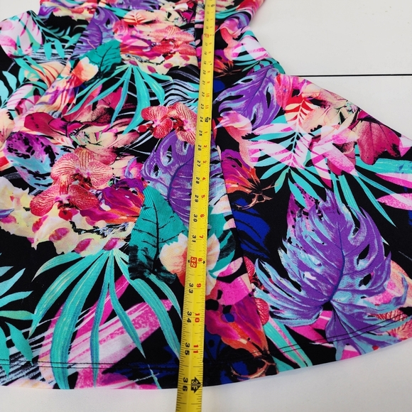 Spence Women's Floral Boho Sleeveless Floral Tropical Dress Stretch Zip Back 8 - Picture 10 of 11